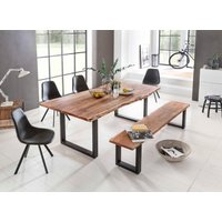 Home affaire Esstisch "Manhattan" mit echter Baumkante von home affaire