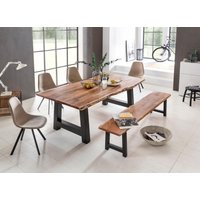 Home affaire Esstisch "Manhattan" mit Metallgestell in A-Form Home affaire Esstisch "Manhattan" mit Metallgestell in A-Form von home affaire