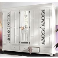 Home affaire Drehtürenschrank "Arabeske", aus teilmassivem Holz mit schönen Ornamenten auf den Türfronten Home affaire Drehtürenschrank "Arabeske", aus teilmassivem Holz mit schönen Ornamenten auf den Türfronten von home affaire
