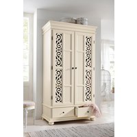 Home affaire Drehtürenschrank "Arabeske", aus teilmassivem Holz mit schönen Ornamenten auf den Türfronten von home affaire