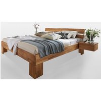Home affaire Nachtkonsole "Tommy", (Set, 2 Nachtkonsolen), 2er Set, aus massivem Wildeichenholz, für eine Ergänzung zum Bett von home affaire