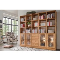 Home affaire Regalelement "Ecko" aus schönem massivem Wildeichenholz, Breite 225 cm Home affaire Regalelement "Ecko" aus schönem massivem Wildeichenholz, Breite 225 cm von home affaire