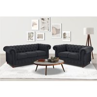 Home affaire Sitzgruppe "Chesterfield", (2 tlg.), hochwertige Knopfheftung, bestehend aus 2- und 3-Sitzer von home affaire
