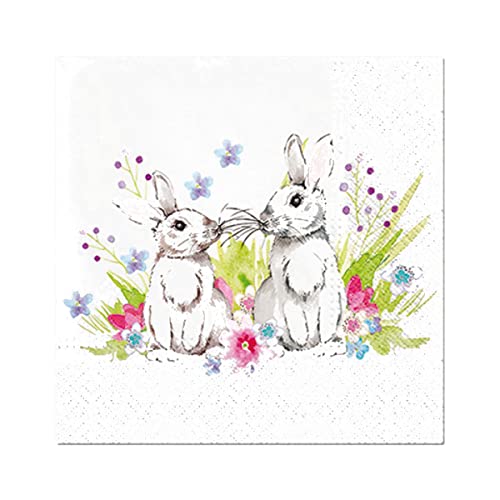 Premium Collection by Jean 20 Stück Servietten Oster-Hase von Premium Collection