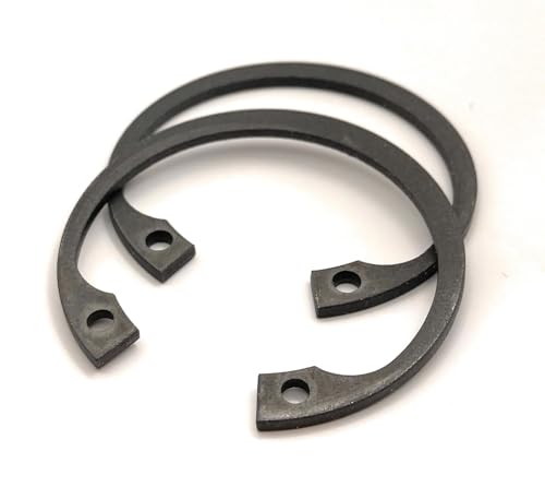 2 Stück Innenringe 40mm für Bohrung Ø 40mm | DIN 472 Stahl roh | Sprengring | C-Clips - Premium Fixation von Premium Fixation