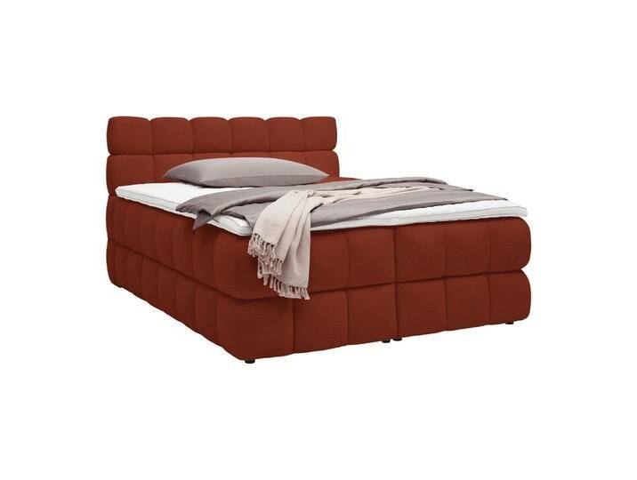 Boxspringbett Bubble Box Rostfarben ca. 180x200cm von Premium-Living