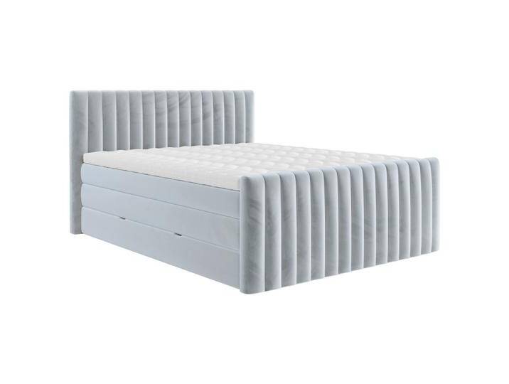 Boxspringbett Simon in Mintgrün ca. 180x200cm von Premium-Living