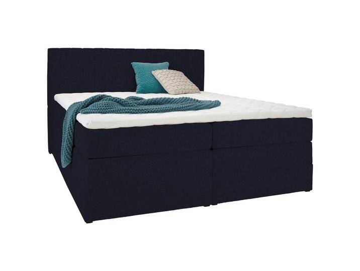 Boxspringbett Simon in Schwarz ca. 160x200cm von Premium-Living