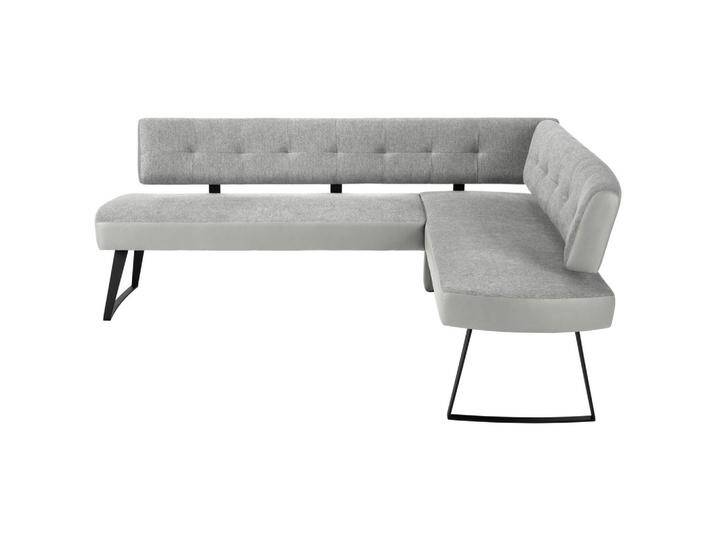 Eckbank in Hellgrau in Hellgrau ca. 220x170cm von Premium-Living