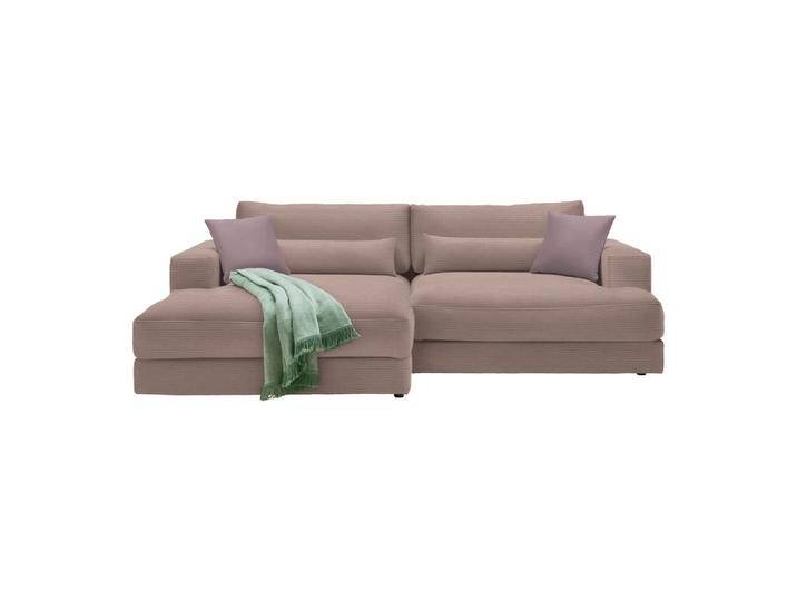Ecksofa Fabiona links Flieder von Premium-Living