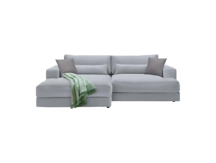 Ecksofa Fabiona links Grau von Premium-Living