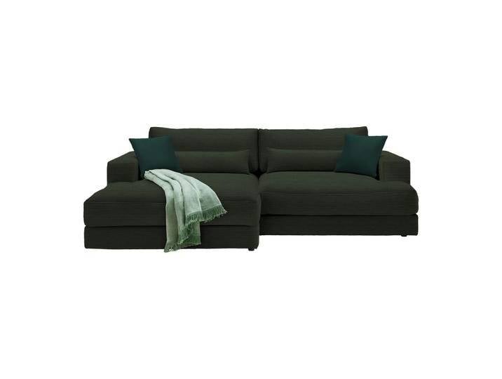 Ecksofa Fabiona links Grün von Premium-Living