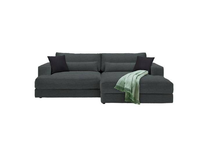 Ecksofa Fabiona rechts Graphitfarben von Premium-Living