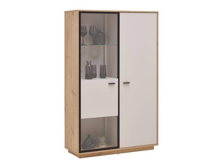Highboard Cremona Kaschmir/Eiche Artisan von Premium-Living