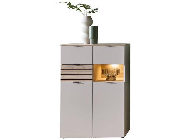 Highboard Memphis Eichefarben/Kaschmir von Premium-Living