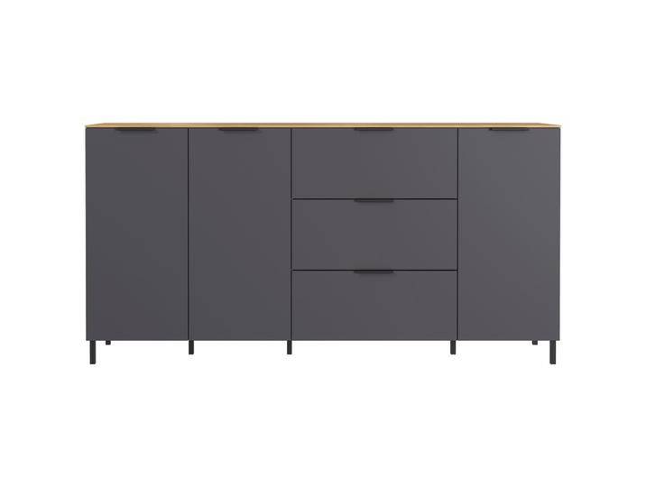 Sideboard California in Eichefarben/Graphitfarben von Premium-Living