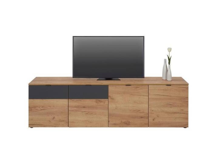 TV-Element in Graphit/Eichefarben von Premium-Living
