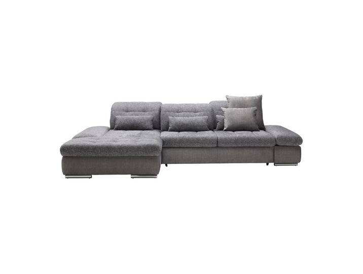 Wohnlandschaft Sanfino Graphitfarben/Grau von Premium-Living