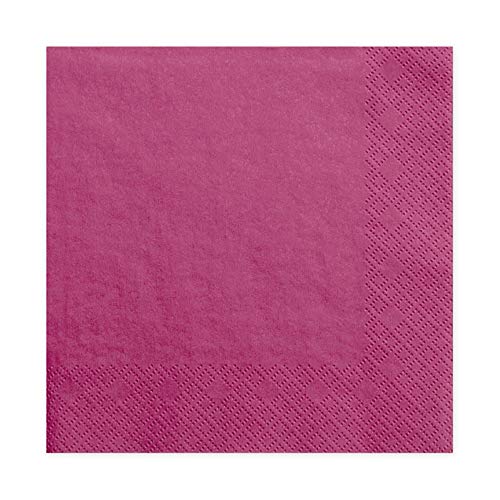 Premium Weddings Papierservietten pink 33 x 33 cm 3-lagig 20 Stück von Premium Weddings