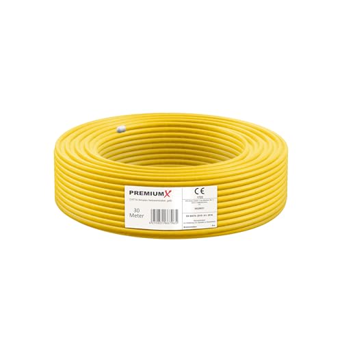 Premium X 30m CAT 7A Netzwerkkabel Simplex LAN-Kabel Verlegekabel Ethernet Kupfer Datenkabel AWG 23 S/FTP PiMF PoE Eca Cat7A 1200 MHz Installationskabel Halogenfrei Premium X 30m CAT 7A Netzwerkkabel Simplex LAN-Kabel Verlegekabel Ethernet Kupfer Datenkabel AWG 23 S/FTP PiMF PoE Eca Cat7A 1200 MHz Installationskabel Halogenfrei von Premium X
