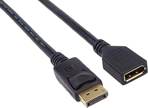 PremiumCord DisplayPort Verlängerungskabel M/F 1m, bis zu 10,8Gbps, Kompatibel mit Video Full HD 1080p, HDCP, schwarz PremiumCord DisplayPort Verlängerungskabel M/F 1m, bis zu 10,8Gbps, Kompatibel mit Video Full HD 1080p, HDCP, schwarz von PremiumCord