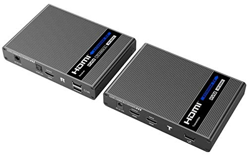 PremiumCord HDMI 2.0 KVM Extender Ultra HD bis zu 70m mit USB-Übertragung über Patchkabel Cat6/Cat6a/Cat7, Metallgehäuse, Kompatibel mit 4Kx2K @ 60Hz PremiumCord HDMI 2.0 KVM Extender Ultra HD bis zu 70m mit USB-Übertragung über Patchkabel Cat6/Cat6a/Cat7, Metallgehäuse, Kompatibel mit 4Kx2K @ 60Hz von PremiumCord