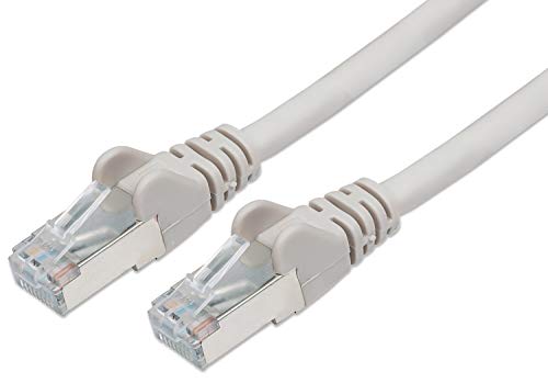 PremiumCord Netzwerkkabel, Ethernet, LAN & Patch Kabel CAT6a, 10Gbit/s, S/FTP PIMF Schirmung, AWG 26/7, 100% Cu, schnell flexibel und robust RJ45 kabel, grau, 0,5m von PremiumCord