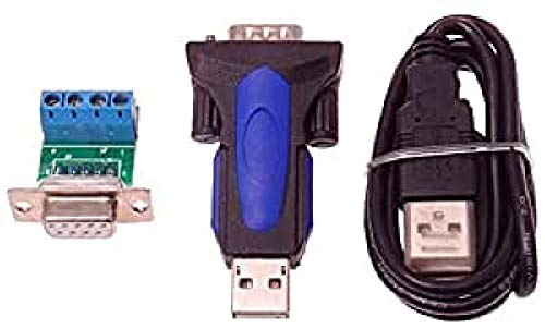 PremiumCord USB 2.0 auf RS485 Adapter, Übertragungsgeschwindigkeit von 300 bit/s bis 3 MBit/s, Chipsatz FTDI, Inkl. USB-Verlängerungskabel 80 cm von PremiumCord