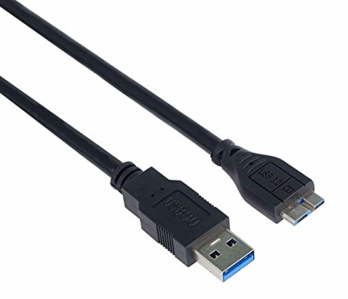 PremiumCord USB 3.0 auf Micro USB Typ B Verbindungskabel 5m, Datenkabel SuperSpeed bis zu 5Gbit/s, USB 3.0 Typ A Stecker auf Micro USB Typ B Stecker, Farbe schwarz, Länge 5m, ku3ma5bk PremiumCord USB 3.0 auf Micro USB Typ B Verbindungskabel 5m, Datenkabel SuperSpeed bis zu 5Gbit/s, USB 3.0 Typ A Stecker auf Micro USB Typ B Stecker, Farbe schwarz, Länge 5m, ku3ma5bk von PremiumCord