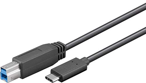 PremiumCord USB-C - USB-B Verbindungskabel, USB 3.2, Datenkabel bis zu 5Gbit/s, Ladenkabel bis zu 4,5W, USB Typ-C Stecker auf USB Typ-B Stecker, Dreifache Abschirmung, Farbe Schwarz, Länge 1m PremiumCord USB-C - USB-B Verbindungskabel, USB 3.2, Datenkabel bis zu 5Gbit/s, Ladenkabel bis zu 4,5W, USB Typ-C Stecker auf USB Typ-B Stecker, Dreifache Abschirmung, Farbe Schwarz, Länge 1m von PremiumCord