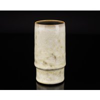 Gramann Römhild Vintage Vase Glänzend Gold Beige Mid Century Keramik P0091 von PremiumFORM