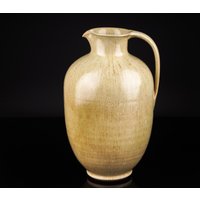 Josef Höhler Vase Xxl Studiokeramik Krug Karaffe Beige Glanz Design Mid Century 60Er P0068 von PremiumFORM
