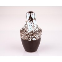 Vintage Vase Kurt Franke Studiokeramik Glanz Hellblau Mid Century 60Er Design P0185 von PremiumFORM