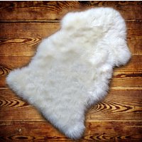 Shaggy Kunstfell Schaffell Überwurf - Weißer Shag Fake Sheep Area Teppich Akzent Plüsch Pelt Shaggy Kunstfell Schaffell Überwurf - Weißer Shag Fake Sheep Area Teppich Akzent Plüsch Pelt von PremiumFauxFurRugs