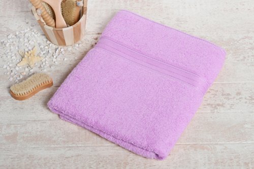 PremiumShop321 2er Pack Duschtuch 70x140 cm Serie Exclusiv 600g/m² (Flieder) von PremiumShop321