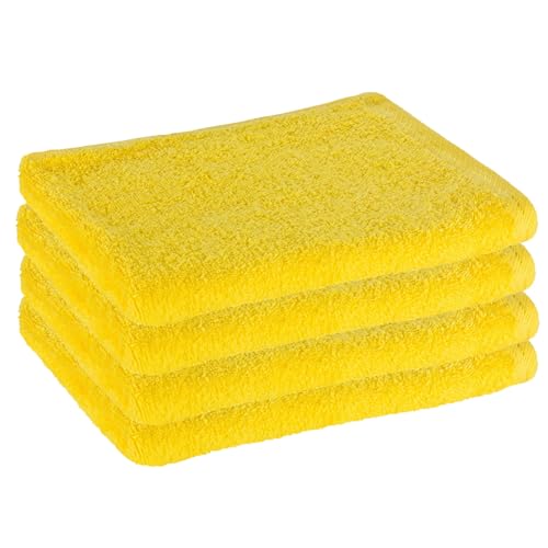 PremiumShop321 4er Pack Gästetuch Frottierserie Profi-Star 500g/m² gelb PremiumShop321 4er Pack Gästetuch Frottierserie Profi-Star 500g/m² gelb von PremiumShop321