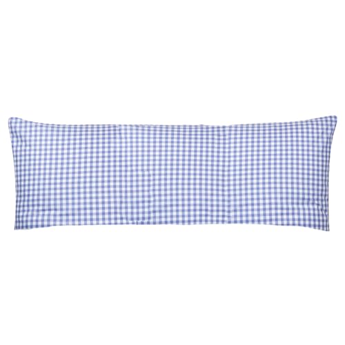 PremiumShop321 Bettwäsche Serie Züchen Landhaus Karo Reißverschluss 95° waschbar -weiß/hellblau-Kissenbezug 40x145 PremiumShop321 Bettwäsche Serie Züchen Landhaus Karo Reißverschluss 95° waschbar -weiß/hellblau-Kissenbezug 40x145 von PremiumShop321