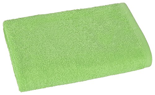 Premiumshop321 Duschtuch 70x140 cm - 500g/m² ohne Bordüre-Lime von Premiumshop321