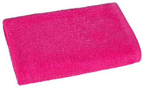 Premiumshop321 Duschtuch 70x140 cm - 500g/m² ohne Bordüre-pink von Premiumshop321