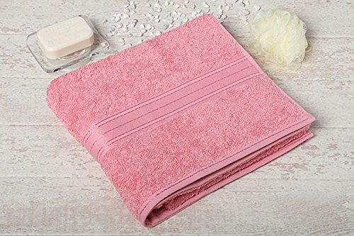 Premiumshop321 Restposten Doppelpack Duschtuch 70x140 Serie Exclusiv 600g/m² rosa von Premiumshop321