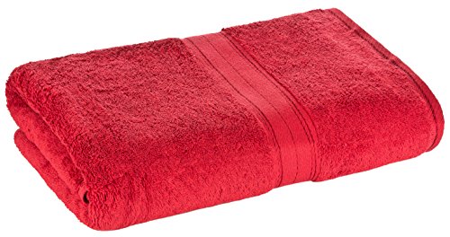 Premiumshop321 Restposten Handtuch (2er Pack Badetuch 100x150, Bordeaux) von Premiumshop321