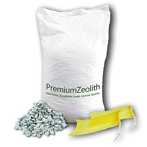 5 kg ZEOLITH 5-8 mm +2 Filtersäcke Filtermaterial Teichfilter Aquarium Gartenteich Filtermedium Filter Phosphatbinder Zeoliet Celolit Zelolit Zeolite Naturmineral von baumgrün