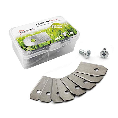Premiumpreis.de Der beste Preis im Netz Ersatz Messer Klingen kompatibel mit Husqvarna Automower (0,45mm) inkl. Schrauben (45) von Premiumpreis.de Der beste Preis im Netz