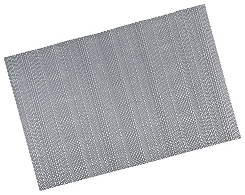 4er Pack Platzset/Tischset 30x45cm waschbar und hitzebeständig-Struktur grau von Premiumshop321