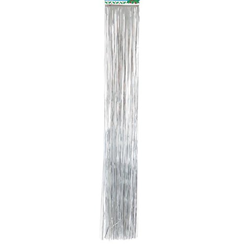 Present einfach Lametta Girlande PVC 50 x 62 cm Silber von Present Simple