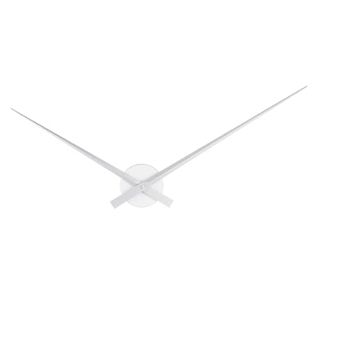 Karlsson Wanduhr Little Big Time - Silber - Ø77,5cm - Rund - Aluminium - Wanduhr Modern Wohnzimmer - Wanduhren von Karlsson