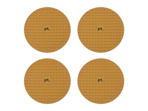 3 x Dekorative Untersetzer mit Waffelduft 4-teilig von Present Time
