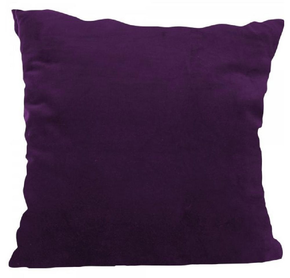 Kissenhülle Kissen Luxurious XL Velvet Dark Purple (60x60cm), Present Time von Present Time