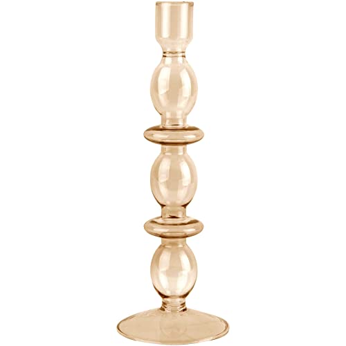 Present Time Kerzenhalter Candle Holder Glass Art Angebot Trendy PT3638BR von Present Time