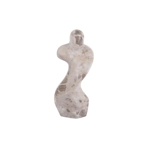 Present Time Ornament Female Abstract - Braun - 10x5x23cm - Bio - Marmor - Dekoaufsteller - Deko Wohnzimmer & Schlafzimmer von Present Time